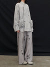 Mutedance 25 Spring/Summer Big Pocket Slant-Breasted Top MD-MD25SS72-GREY MD25SS71
